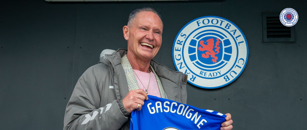 Gallery: Gazza Visits Rangers - Rangers Football Club, Official Website