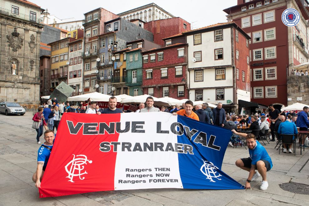 Gallery: Gers Fans In Porto - Rangers Football Club, Official Website