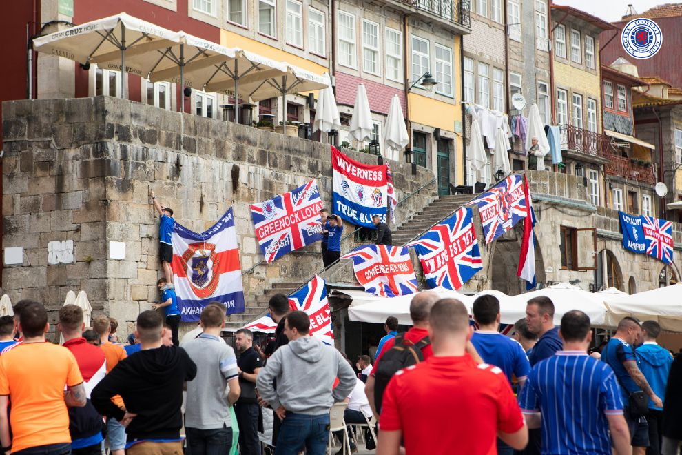 Gallery: Gers Fans In Porto - Rangers Football Club, Official Website